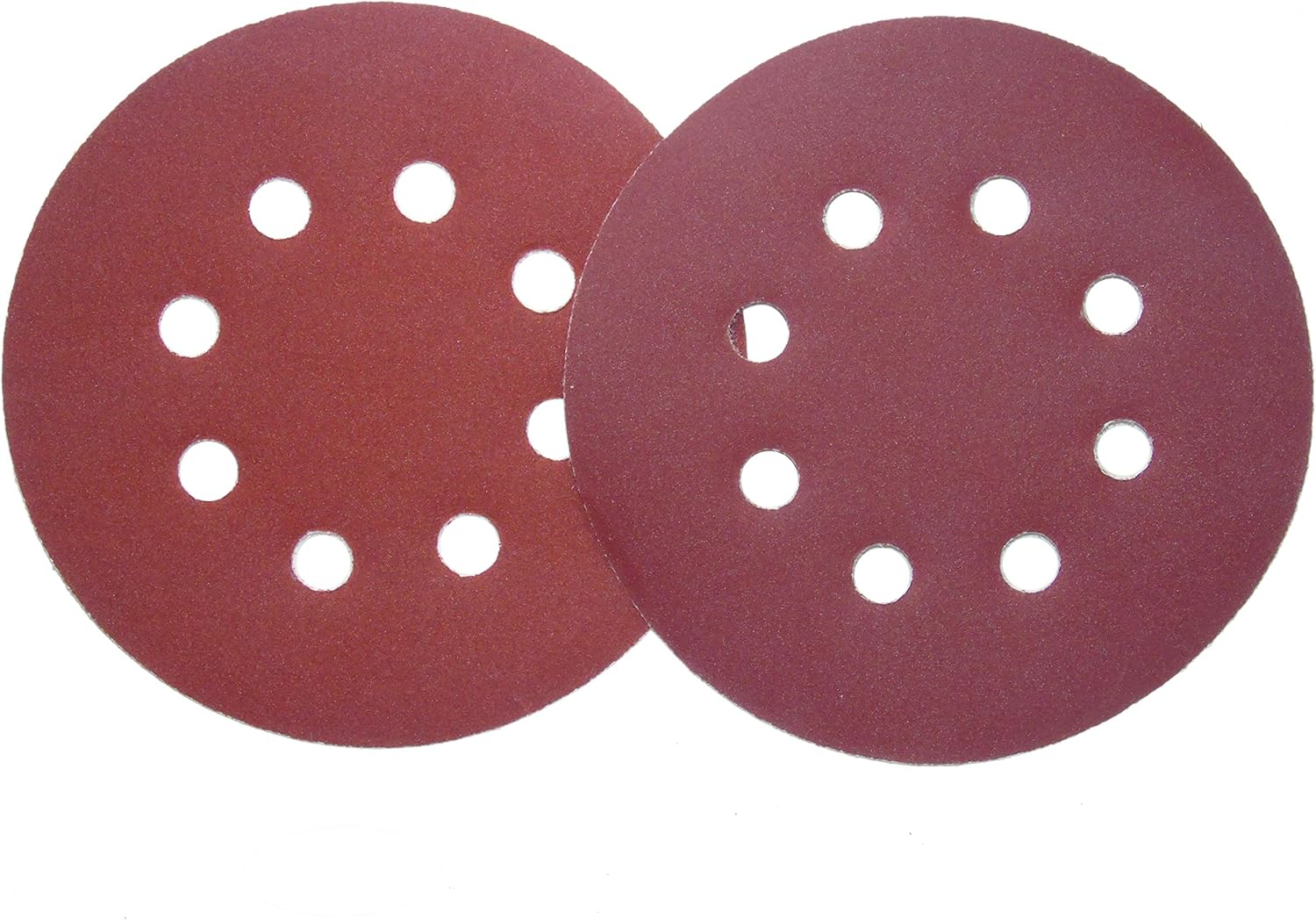 5 Inch 8 Holes Sanding Discs 60 80 120 180 240 320 Sandpaper for Random Orbital Sanders (60 Pcs 6 Kind #60-#320) image number 3