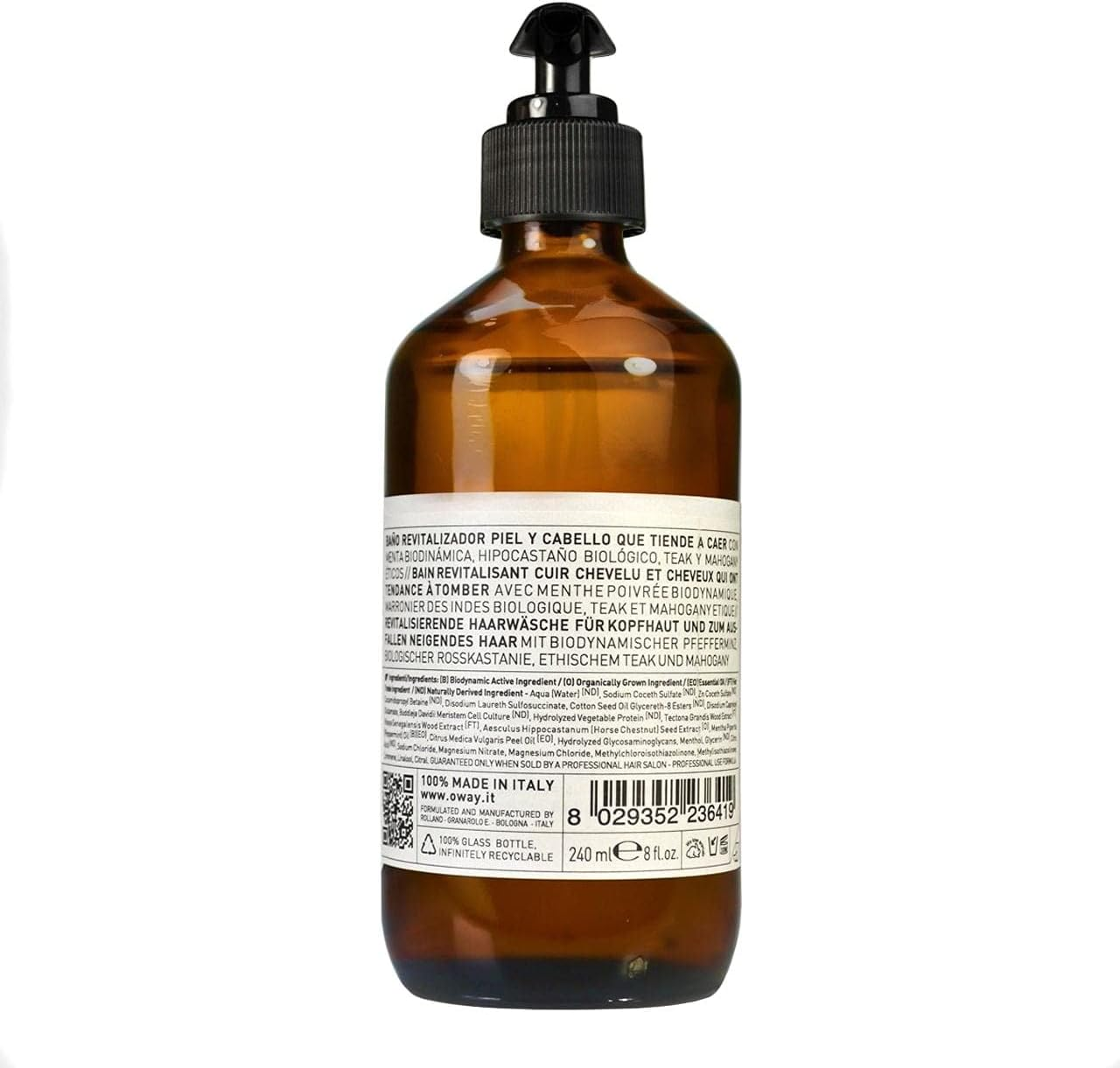 Oway Micro-Stimulating Hair Bath 8Oz./240Ml image number 1