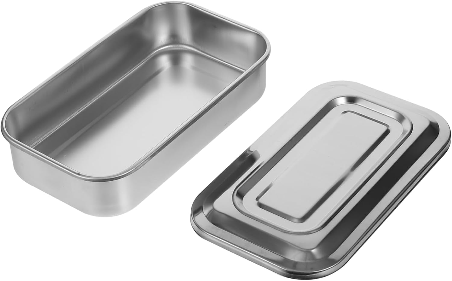 OKUMEYR Stainless Steel Sterilizer with Lid for Medical and Polished Storage Box for Gauze and Alcohol Practical and Easy to Clean Equipment Organizer image number 6