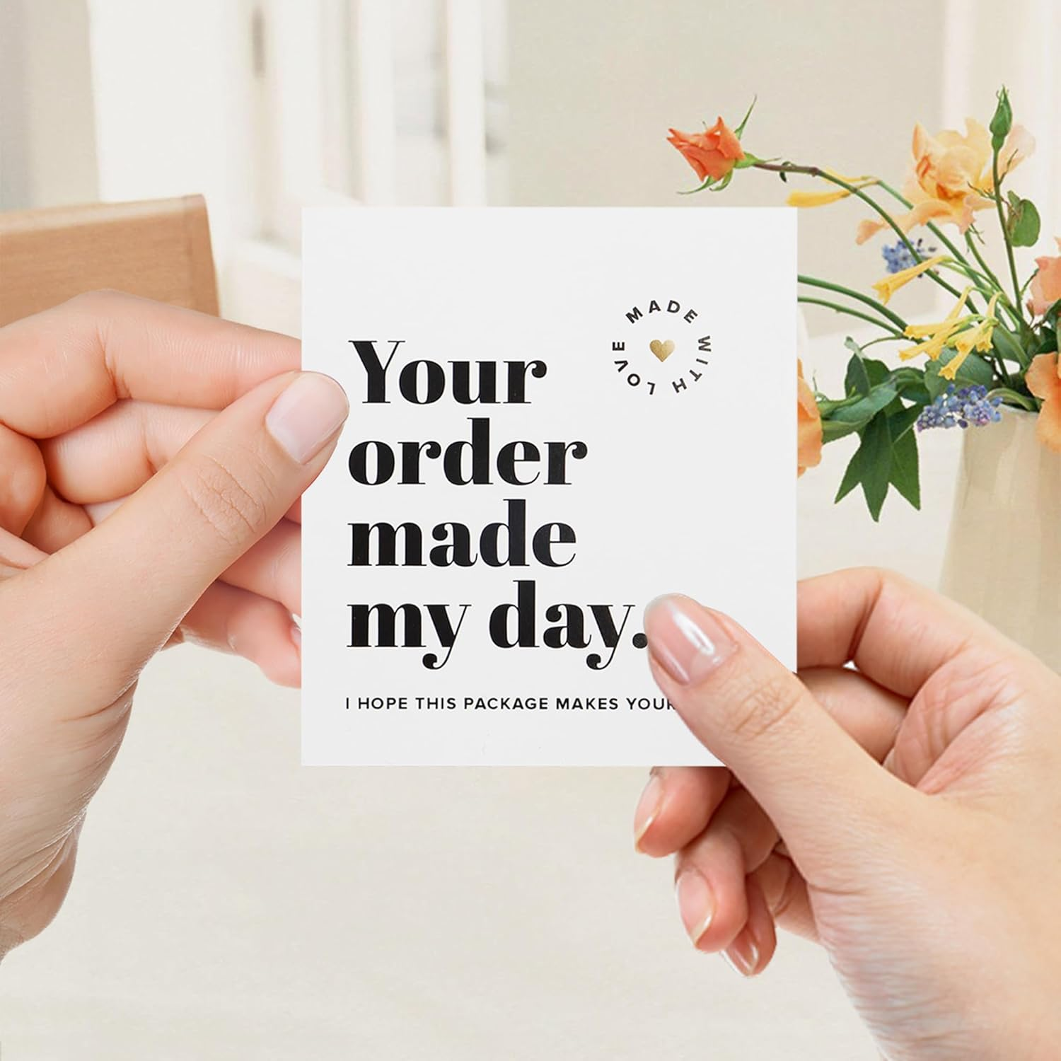 150 Pcs Thank You Cards Small Business, Thank You for Your Order Cards, Customer Appreciation Cards for Shop Online, Thank You for Supporting My Small Business Cards (150 Pcs) - 100 Pcs image number 4