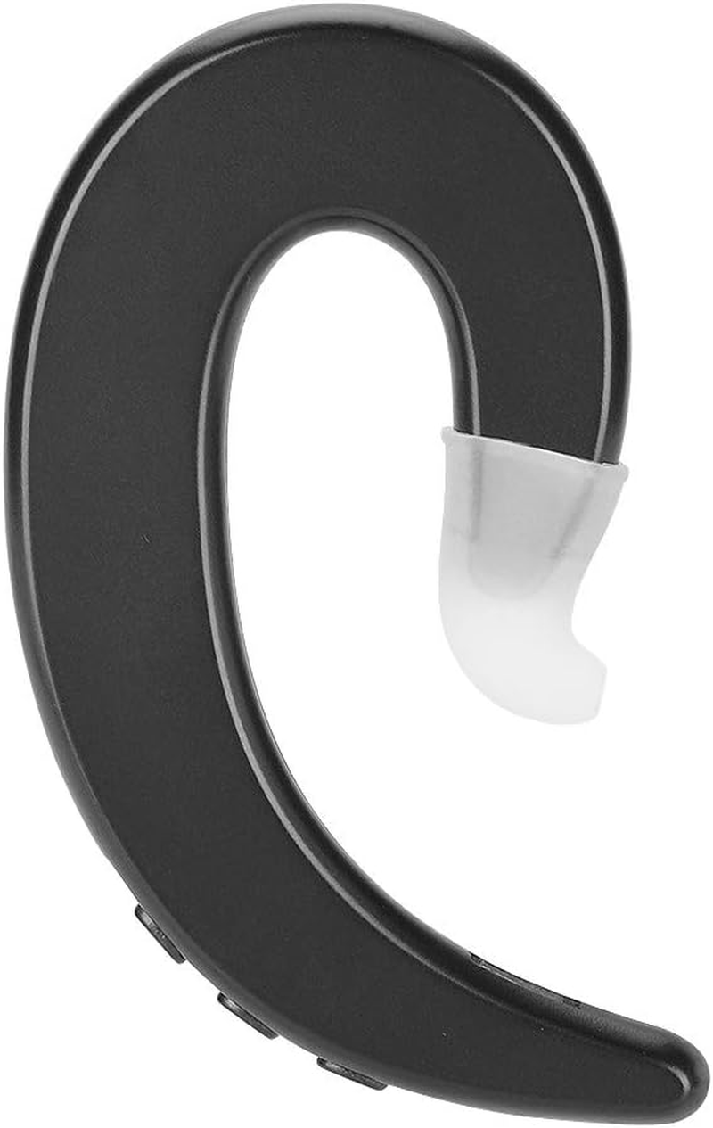 Ciglow Bluetooth Headphone, Wireless Hands Free Ear Hook Headset Painless Bone Conduction Earphone Waterproof Ergonomic Design Headset(Silver)