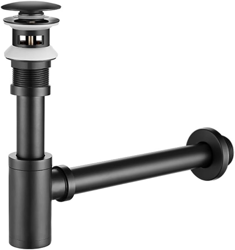 Sink Waste Bottle Trap, Pop up Basin Waste and Bottle Trap Set with 120Mm Extension Tube, Adjustable Drain Tube for Kitchen Bathroom Sinks image number 1