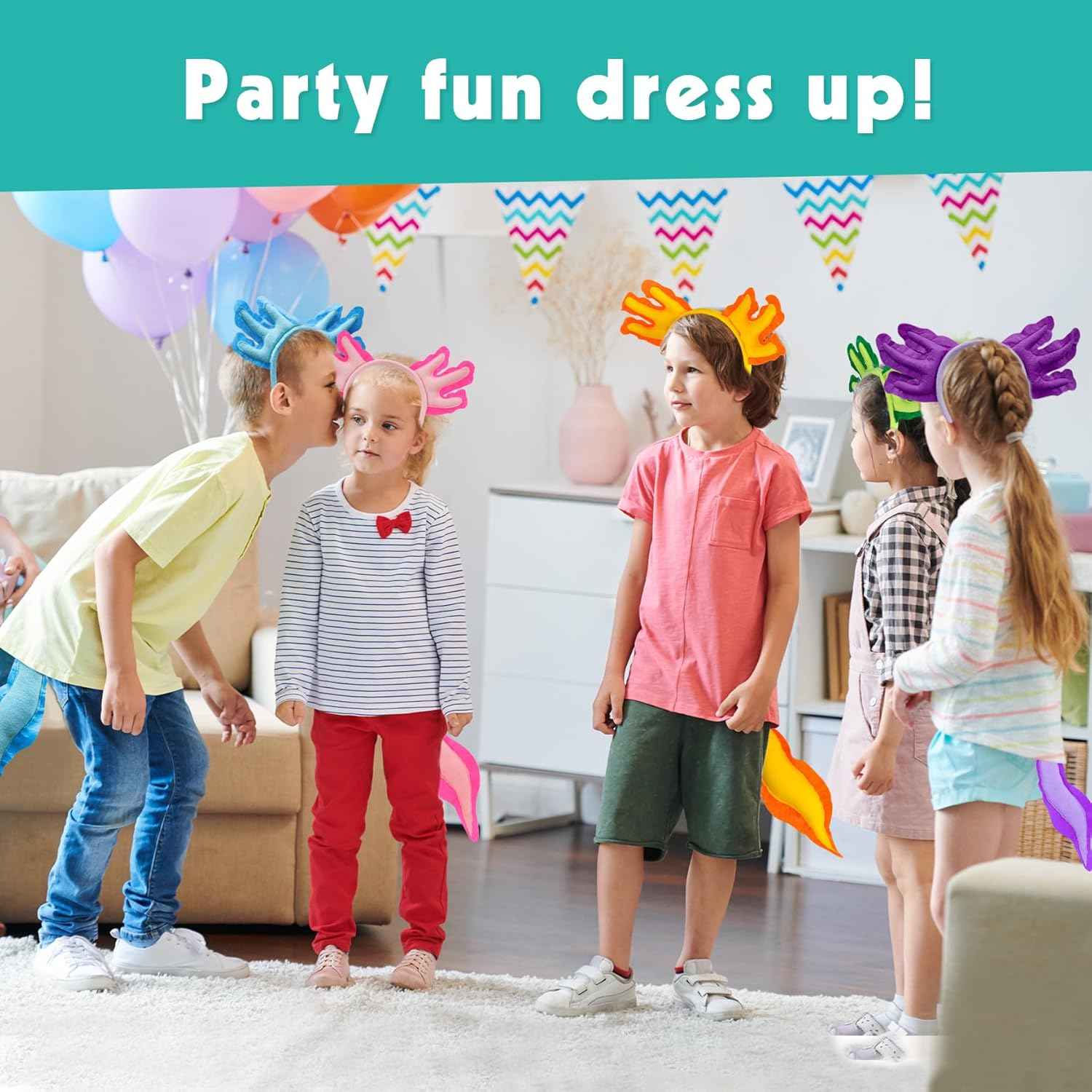 Axolotl Plush, Axolotl Stuffed Toys for Girls, Kids Animal Costume Dress up Birthday Gifts Halloween Party Favors (Yellow) - Green image number 3