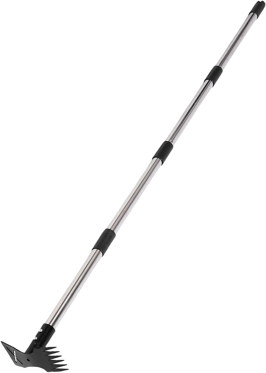 Oreilet Weed Puller Tool, 16 Inches to 60 Inches Long Handle Standing Detachable Hand Weed Remover Tool for Garden Patio Farm, Stand up Weeding Tool image number 4