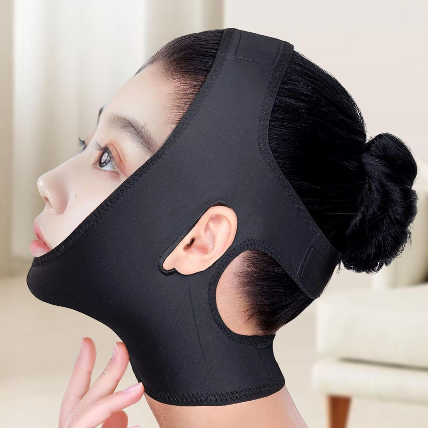Kokiya Chin Strap for Sleeping Face Slimming Strap Jaw Exerciser Jawline Shaper image number 6