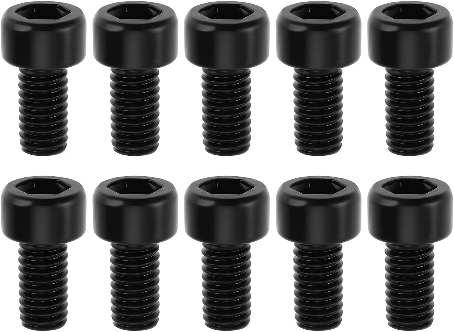 LT Easiyl 10Pcs M3X6Mm Guitar Tremolo Clamp Locking Nut Screws Compatible with Floyd Rose (Silver)