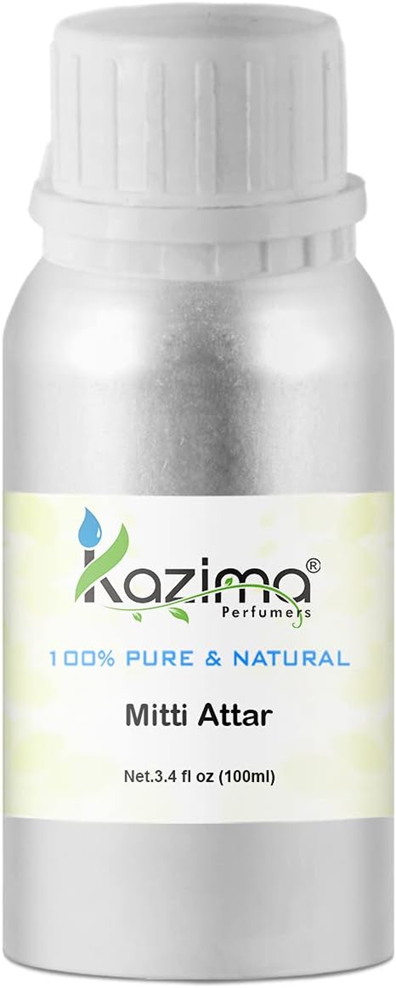 KAZIMA Mitti Attar Perfume for Unisex - Pure Natural Undiluted (Non-Alcoholic) (100Ml)