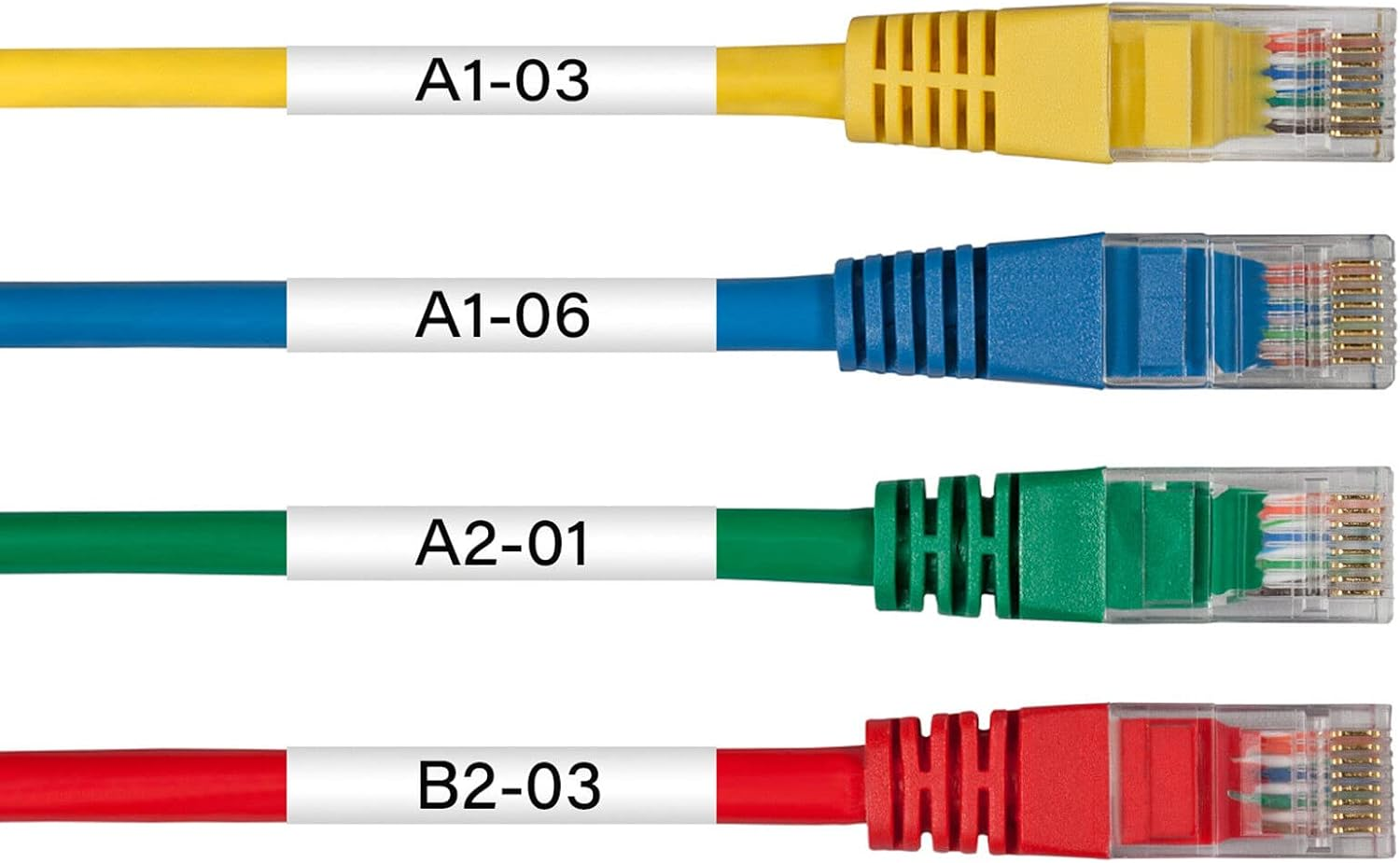Nineleaf Compatible for Dymo Rhino 18055 S0718300 Tape 1/2'' 12Mm X 1.5M IND Heat Shrink Tube Black on Whitem for Wires Cables in Rhino 4200 5000 5200 6000 Tyco T107M Industrial Label Maker image number 1