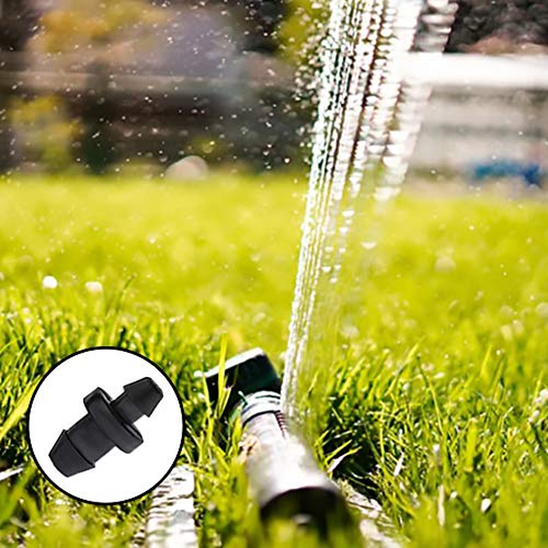 AIEX 50Pcs Drip Irrigation Plugs Drip Irrigation Tube End Closure Hole Plugs with 1Pcs Hole Punching Tool for Home Garden Hose Pipe Supplies
