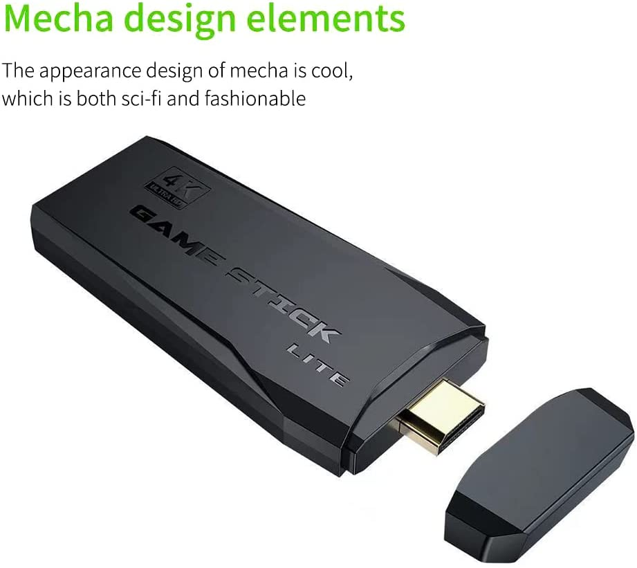 Game Console, REFENG M8 Wireless Game Console, 2.4G HD Arcade PS1 Home TV Mini Game Console Retro Game Console Wireless Gamepad Controller M8 64G (New Package)