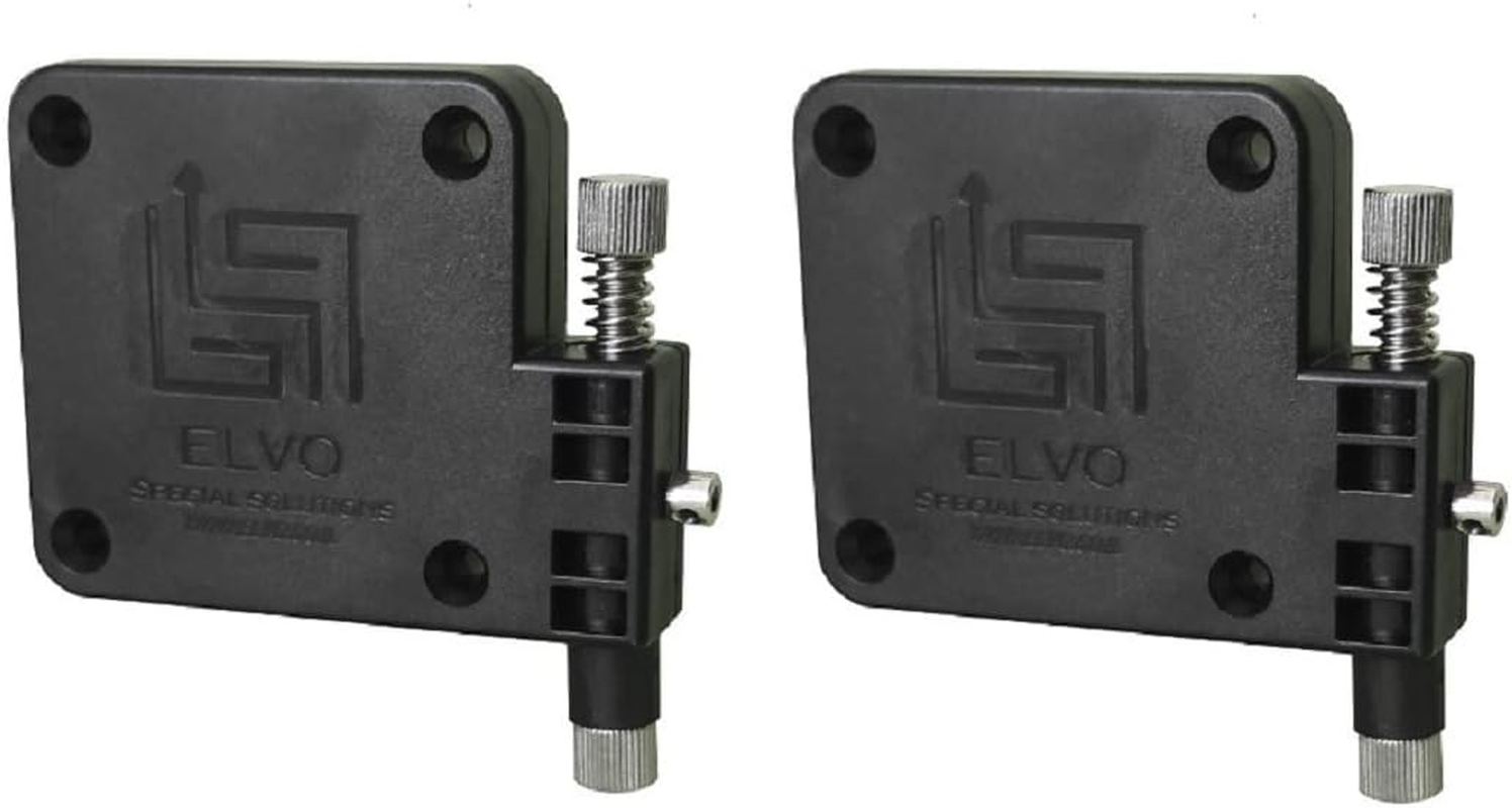 Lily'S Home Automatic Door Closer - Sliding Screen Auto Door Closer. Storm, Gate, Windows and Cabinet Doors Closer, Punch-Free and with Full Control on the Closure Speed and Strength. (2 Pack - White)