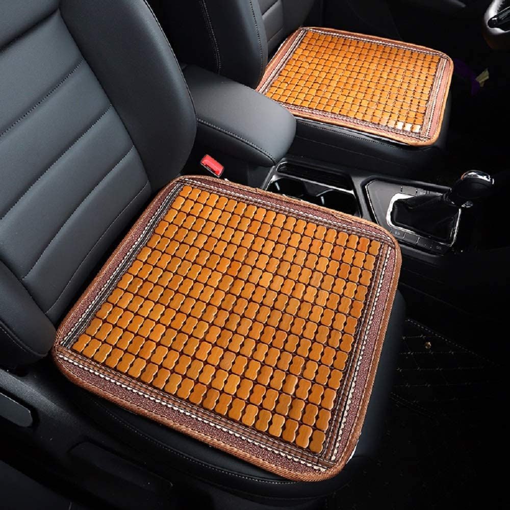 Maricome Bamboo Chair Cushions Summer Car Seat Cushion Seat Pad, Breathable Anti-Slip Size 45X45CM (1) image number 4