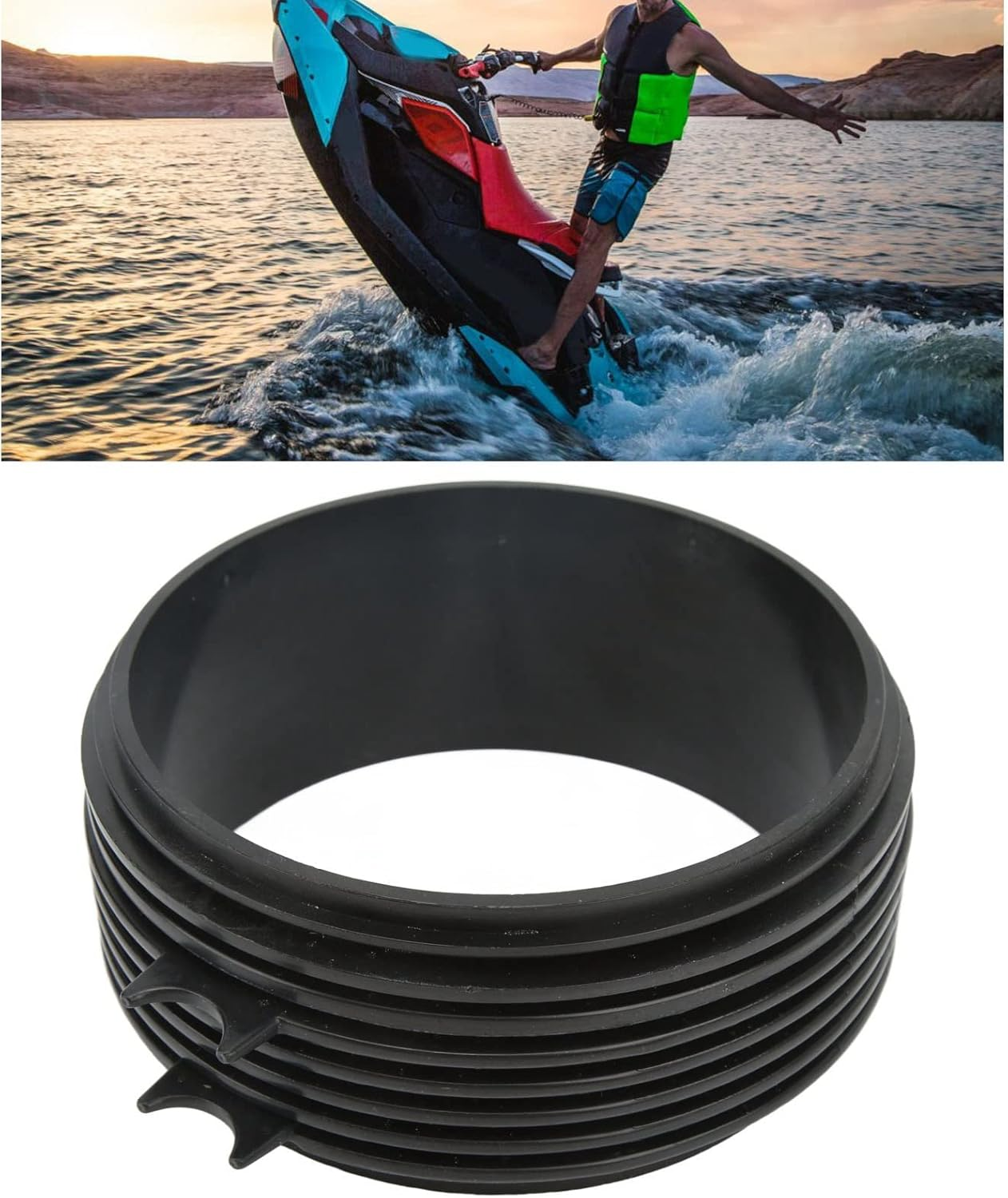 Motorboat Wear Ring, High Performance Wear Ring Replacement for Seadoo Spark Ace 900 Trixx Model 267000617 267000813 image number 3