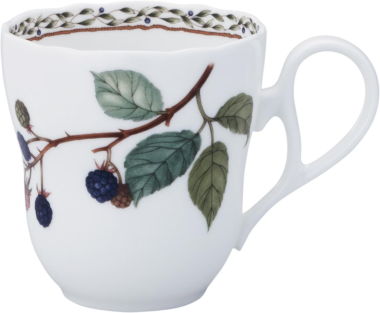 Noritake M9715/4911 Mug & Plate (Pear Set) Mug: 12.8 Fl Oz (375 Cc) Plate: 8.7 Inches (22 Cm) Orchard Garden Microwave Safe Mugs: 2 Plates 2 Bone China