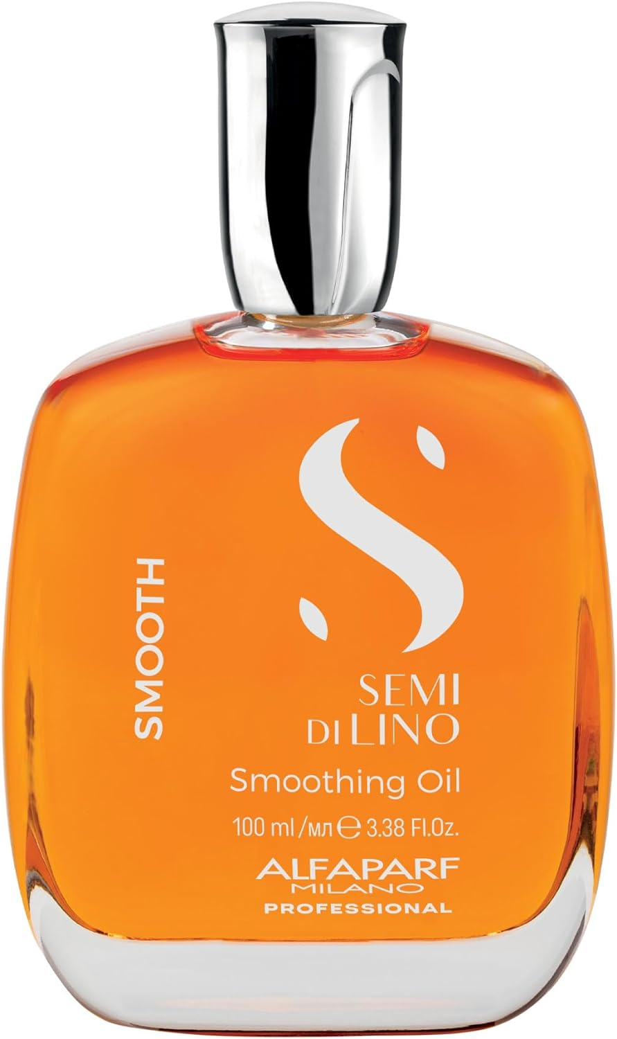 Alfaparf Milano Semi Di Lino Smoothing Oil - Hydrating Hair Oil for Frizzy Hair - Enhances Brightness and Protects from Heat - 3.3 Oz image number 6