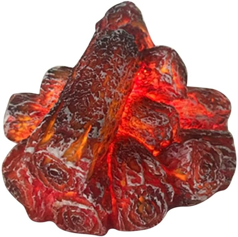 LED Artificial Fire Flame Light, Flameless Fireplace Light LED Fireplace with Realistic Log Wood Burning Flame Easy to Use image number 5