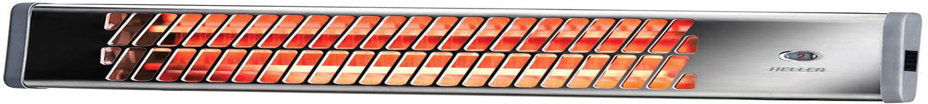 Heller Electric Strip Heater Waterproof IP21 Wall Mountable Indoor Heating 1200W