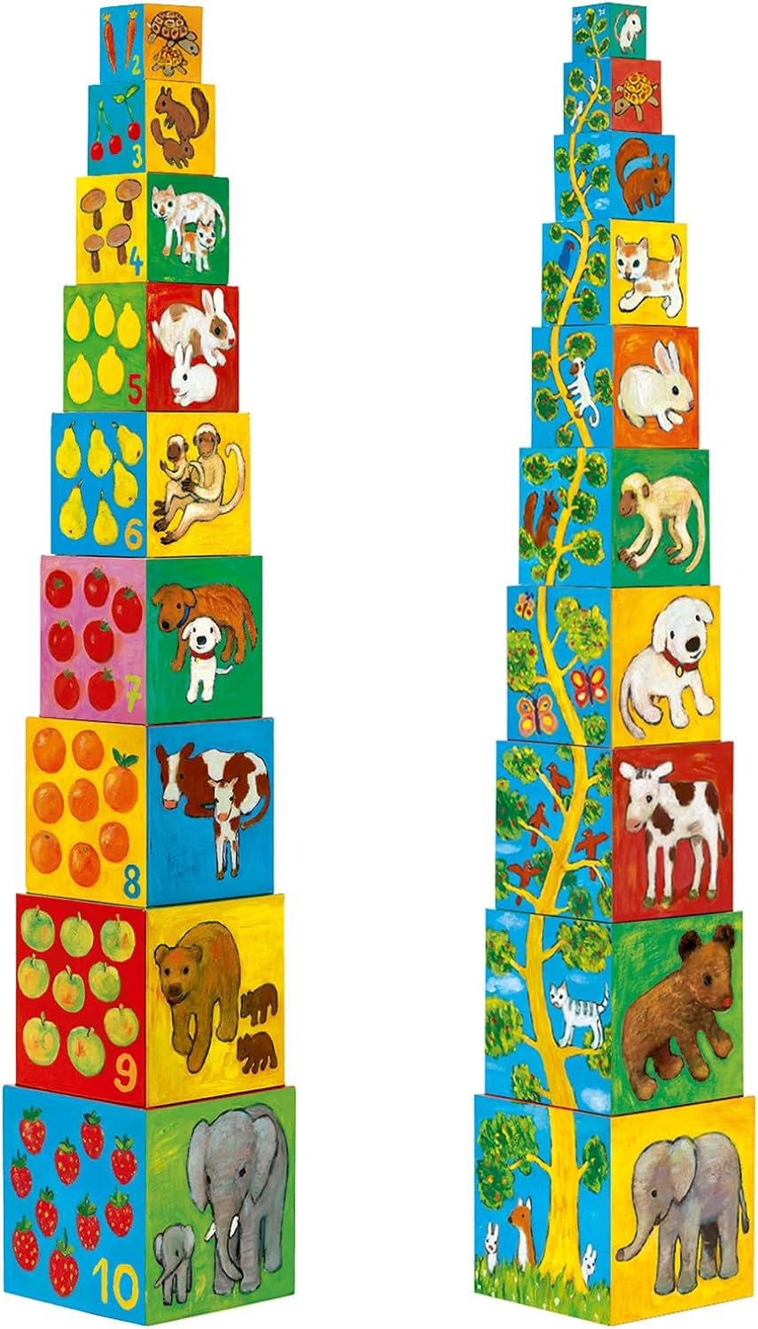 Djeco DJ08506 My Friends Blocks image number 4