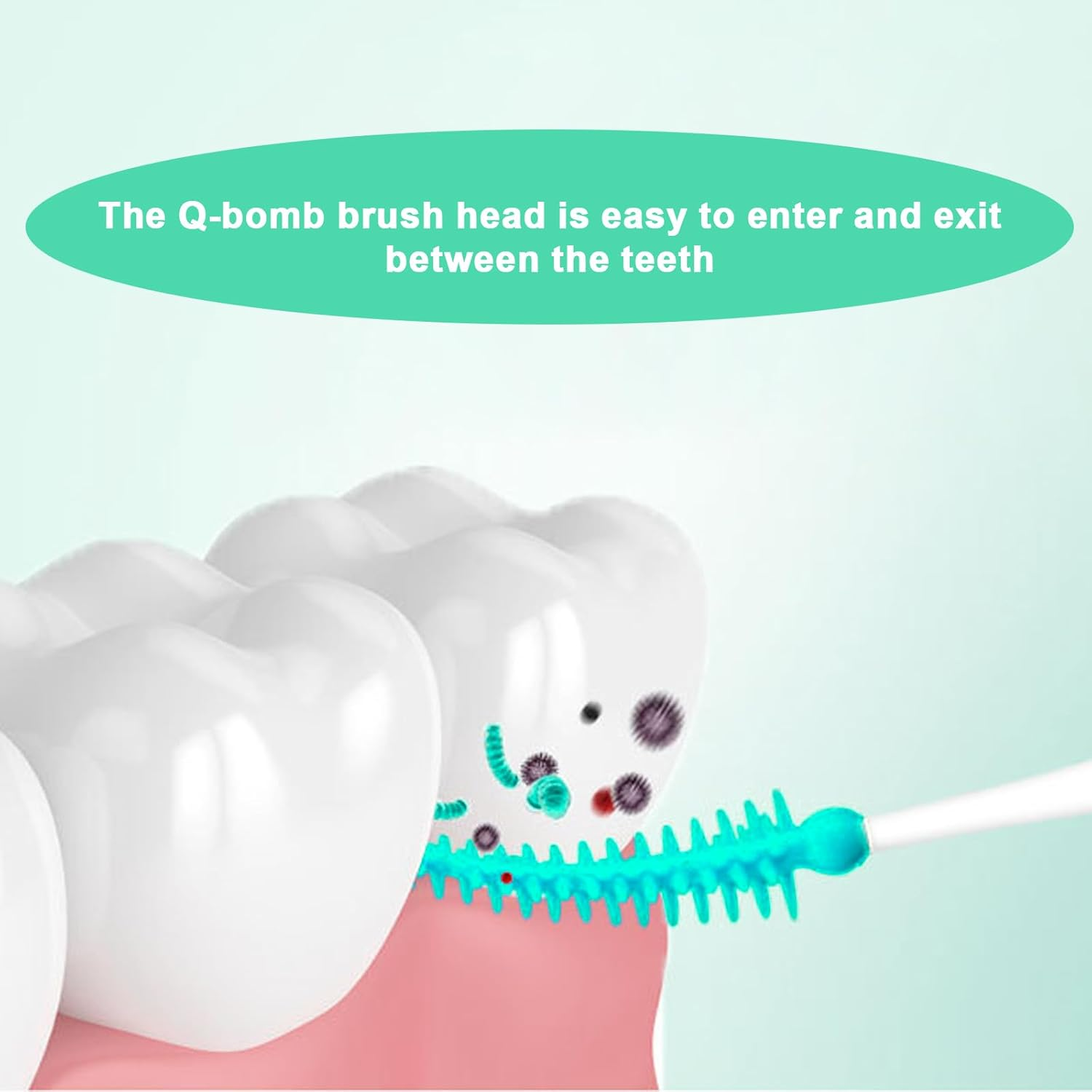 220Pack Toothpicks, Disposable Dual-Use Dental Floss Picks,Interdental Brush, Suitable for Daily Dental Health Care image number 1