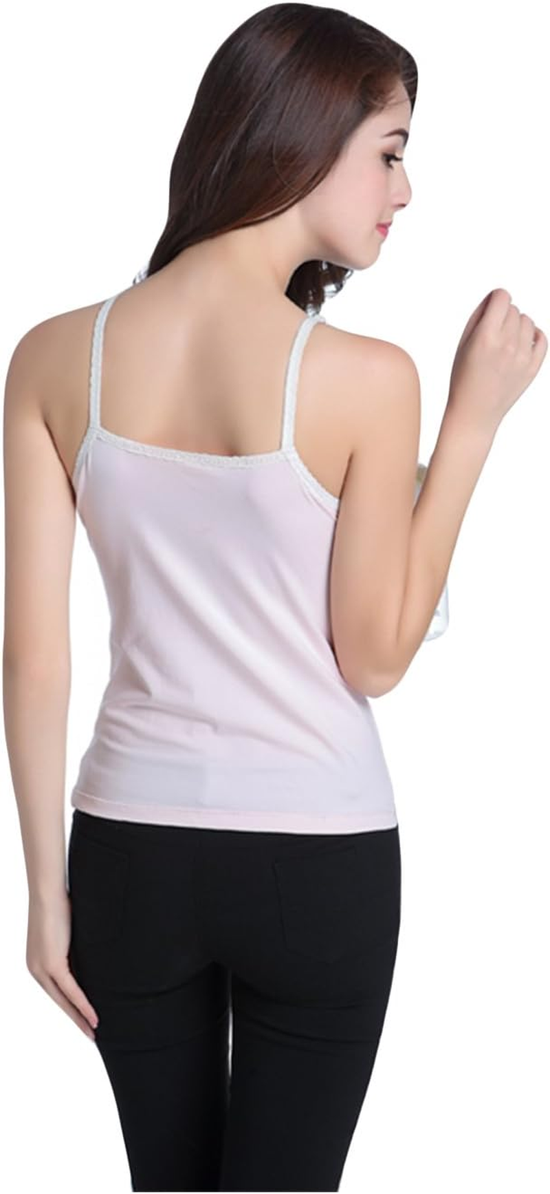 Jueshanzj Womens Maternity Vest Tank Top Handsfree Breast Pump Nursing Bra image number 2