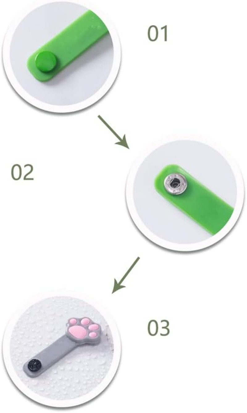 12PCS Silicone Cable Organisers Reusable Straps Clips Wire Ties Cable Storage Metal Snap Silicone Magnetic Buckle for Phones, Headset, PC Computer Cable image number 1