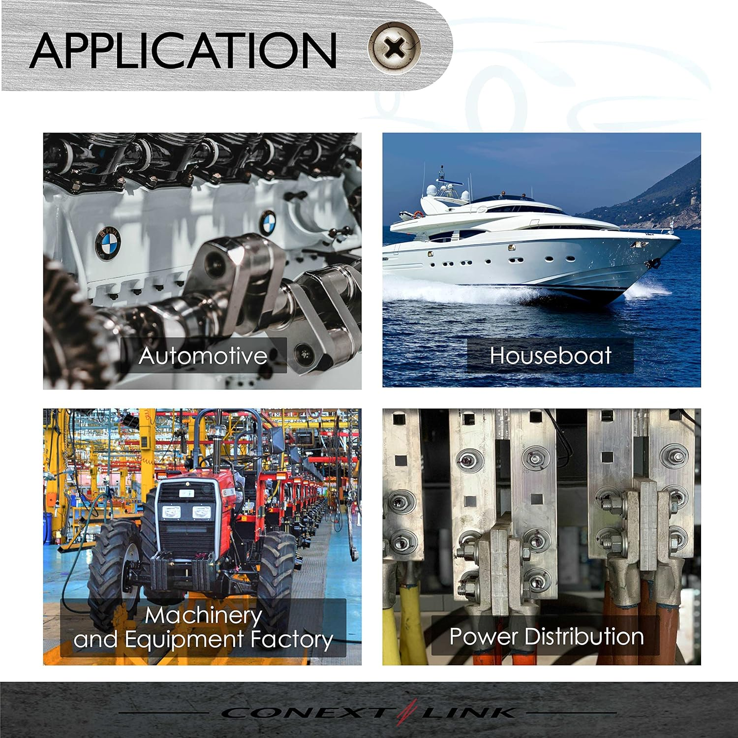 Conext Link QDUF-110R25 Series Uninsulated Quick Disconnect Terminal Female 25 Pack 22-18 Gauge 0.110" image number 2