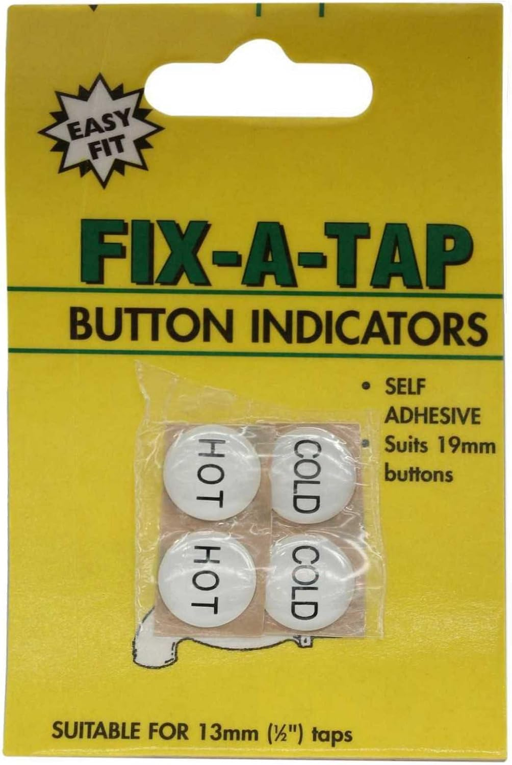 Fix-A-Tap Self Adhesive Indicators Button, 19 Mm image number 2