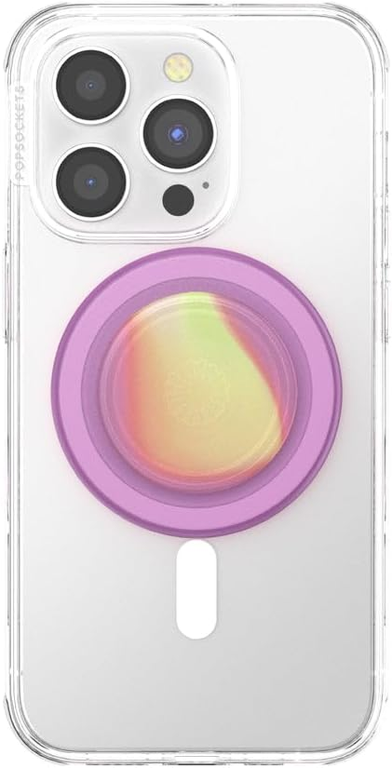 Popsockets: Popgrip round for Magsafe - Adapter Ring for Magsafe Included - Expanding Phone Stand and Grip with a Swappable Top for Smartphones and Cases - Aurange image number 4