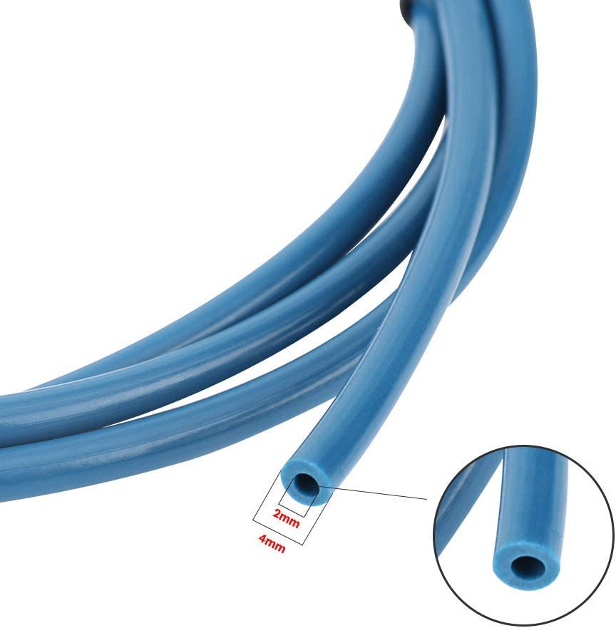 Capricorn Bowden PTFE Tubing 1M XS Series 1.75MM Filament with 2X PC4-M6 & 2X PC4-M10 Pneumatic Fittings & Tube Cutter for Creality Ender 3 V2/ Ender 3/ Ender 3 Pro/Ender 5/ CR-10/10S 3D Printer - 1M image number 2