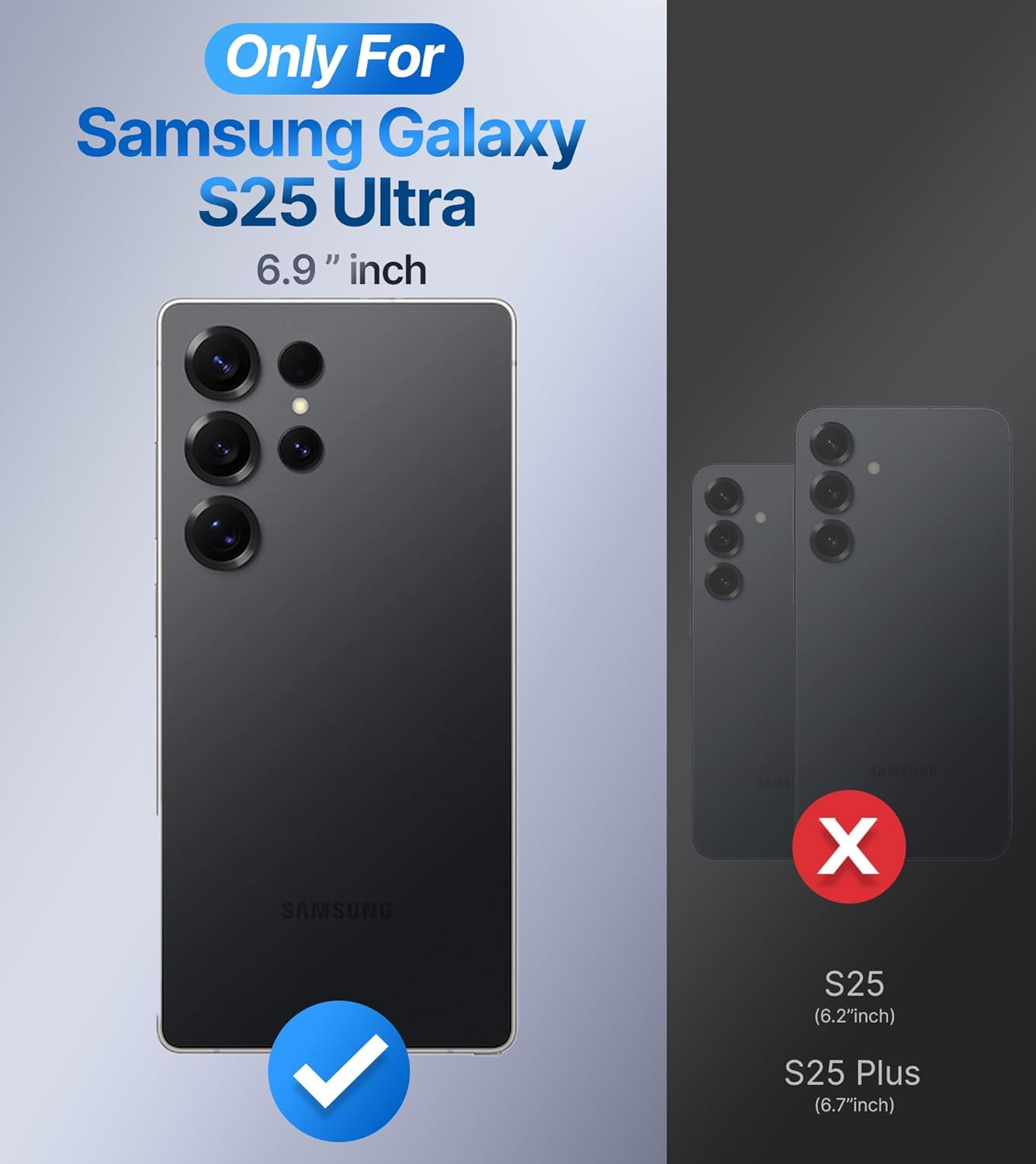 Shields up for Samsung Galaxy S25 Ultra Case with Stand, Galaxy S25 Ultra Case Clear with Double Ring Holder [Adjustable & Foldable] Shockproof Protective Cover for Samsung S25 Ultra - Clear image number 2