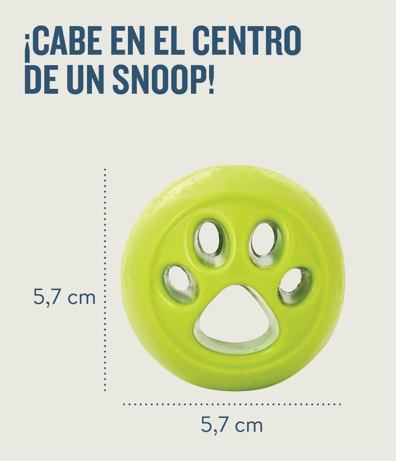 Planet Dog Orbee-Tuff Paw Print Nooks, Interactive Durable Dog Puzzle Toy, Made in the USA, 2.5-Inch, Green image number 3