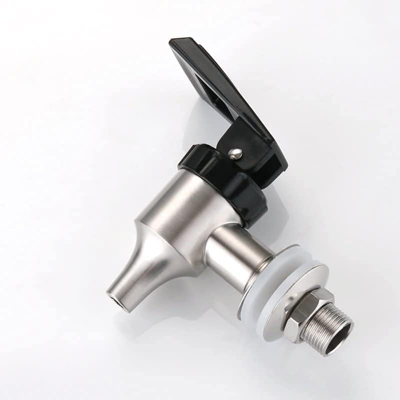 304 Stainless Steel Beverage Dispenser Spigot, Bar Spigot Faucet Tap for Water, Wine, and Drinks - Fits 16Mm Openings image number 1