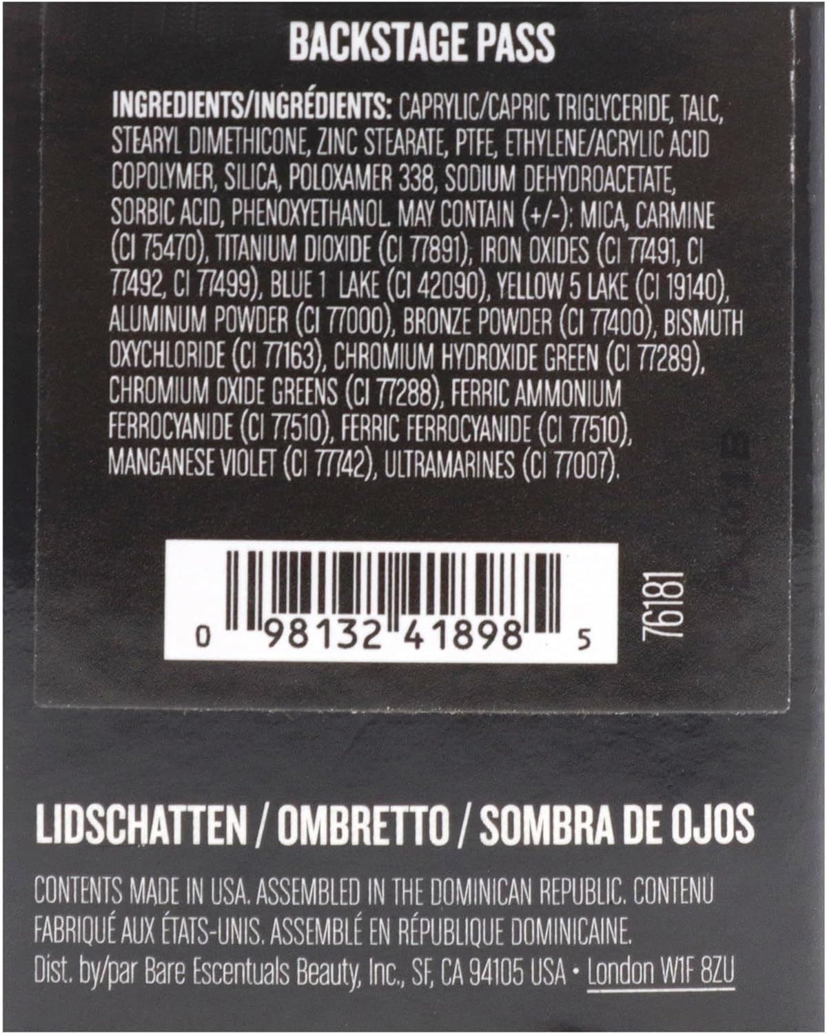 Buxom Single Eye Shadow Bar Shade 1.4 G, Backstage Pass image number 2