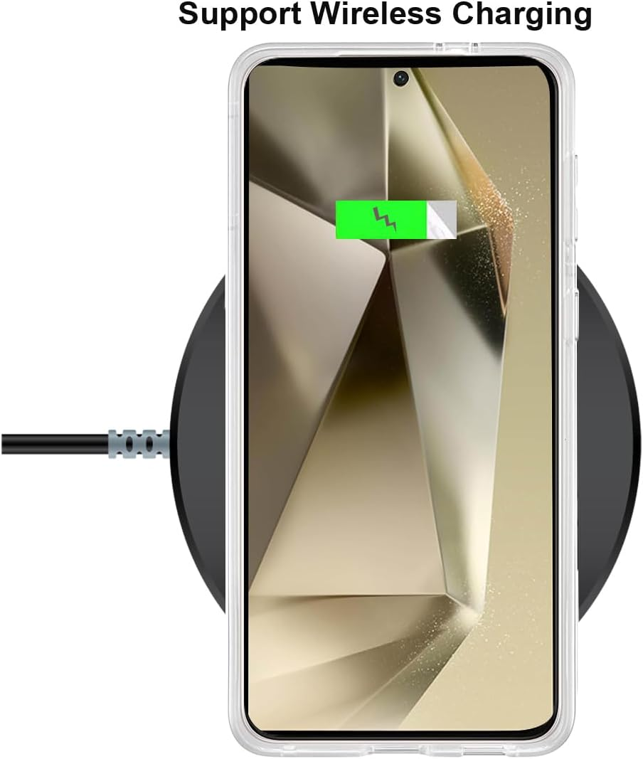 Unov Compatible with Galaxy S25 Ultra Case Clear with Design Soft TPU Shock Absorption Slim Embossed Pattern Protective Back Cover 6.7 Inch (Citrus Flavors) - Citrus Flavors image number 2