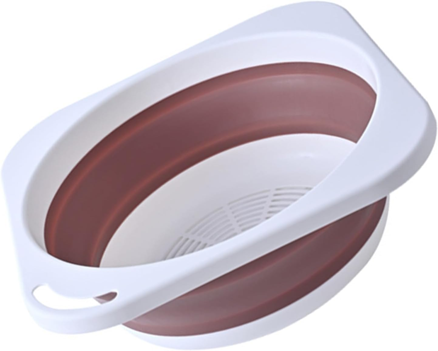 Foldable Washbasin Portable Hanging Foot Wash Basin Medium Pink Multipurpose Bathroom and Baby Bath Basin for Travel Laundry and Outdoor Use image number 1