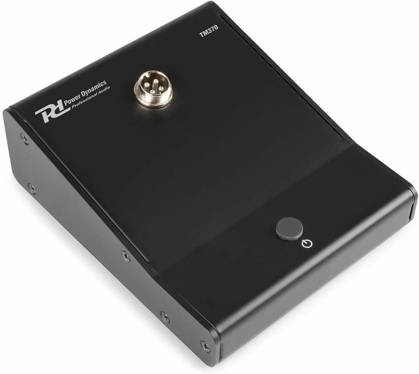 Power Dynamics TM370 Gooseneck Paging Microphone, Condenser with Desktop Base, Chime, Mic Volume Control image number 1