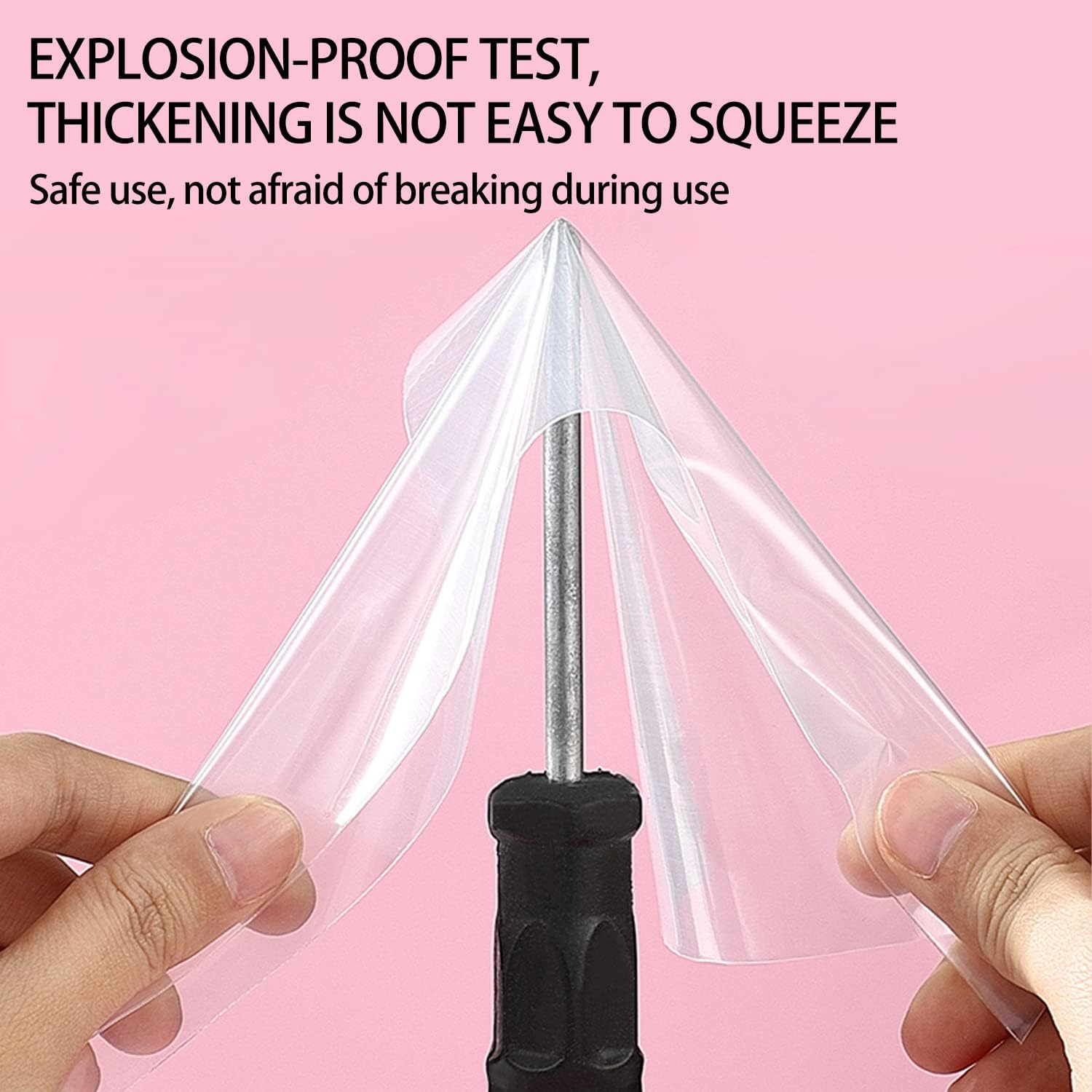 TORMEN Thickened Pastry Piping Bags, 16 Inch Anti-Burst Disposable Icing Cake Decorating Bag(50 Pcs, Clear