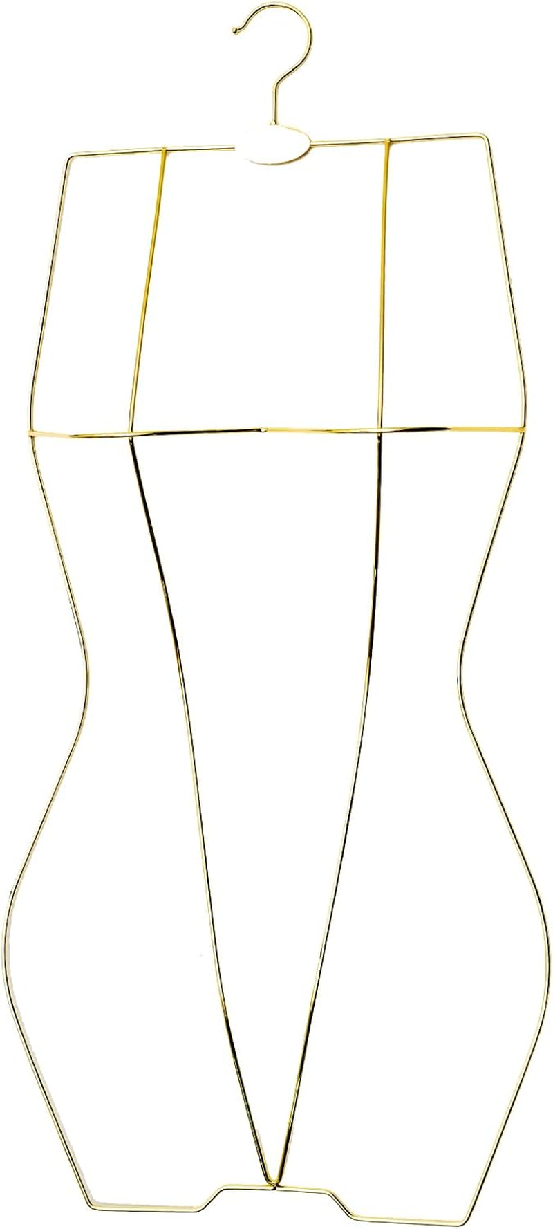 Bikini Swimsuit Hangers (Gold) 10 PCS 3D Body Shape Display Hangers for Lingerie image number 4