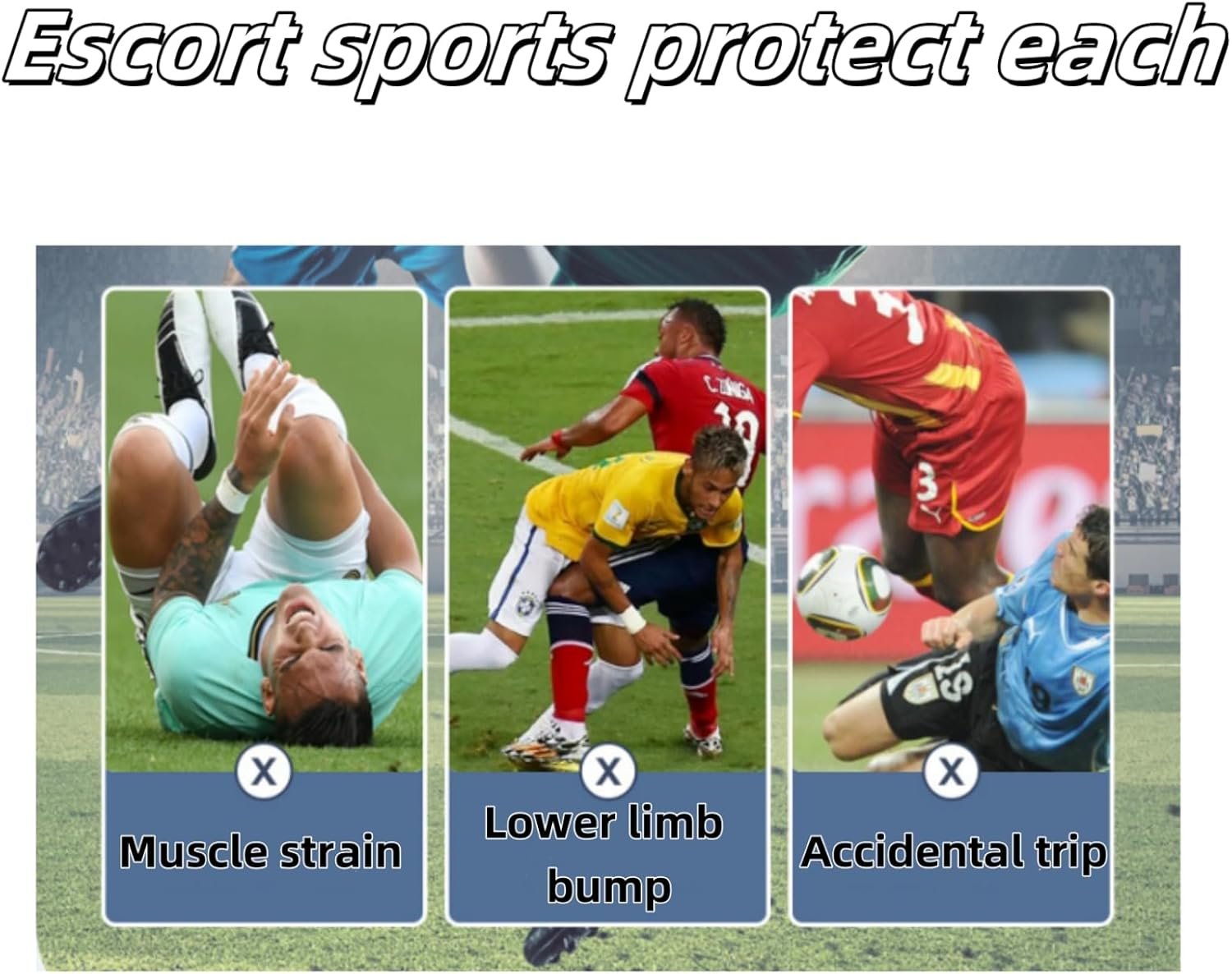 Luojinluoda Soccer Shin Set, 2 PCS Soccer Shin Pads and 2 PCS Shin Guard Sleeves Featuring Lightweight Football Gear with Cushion Impact Reduction for Both Adults and Kids image number 1