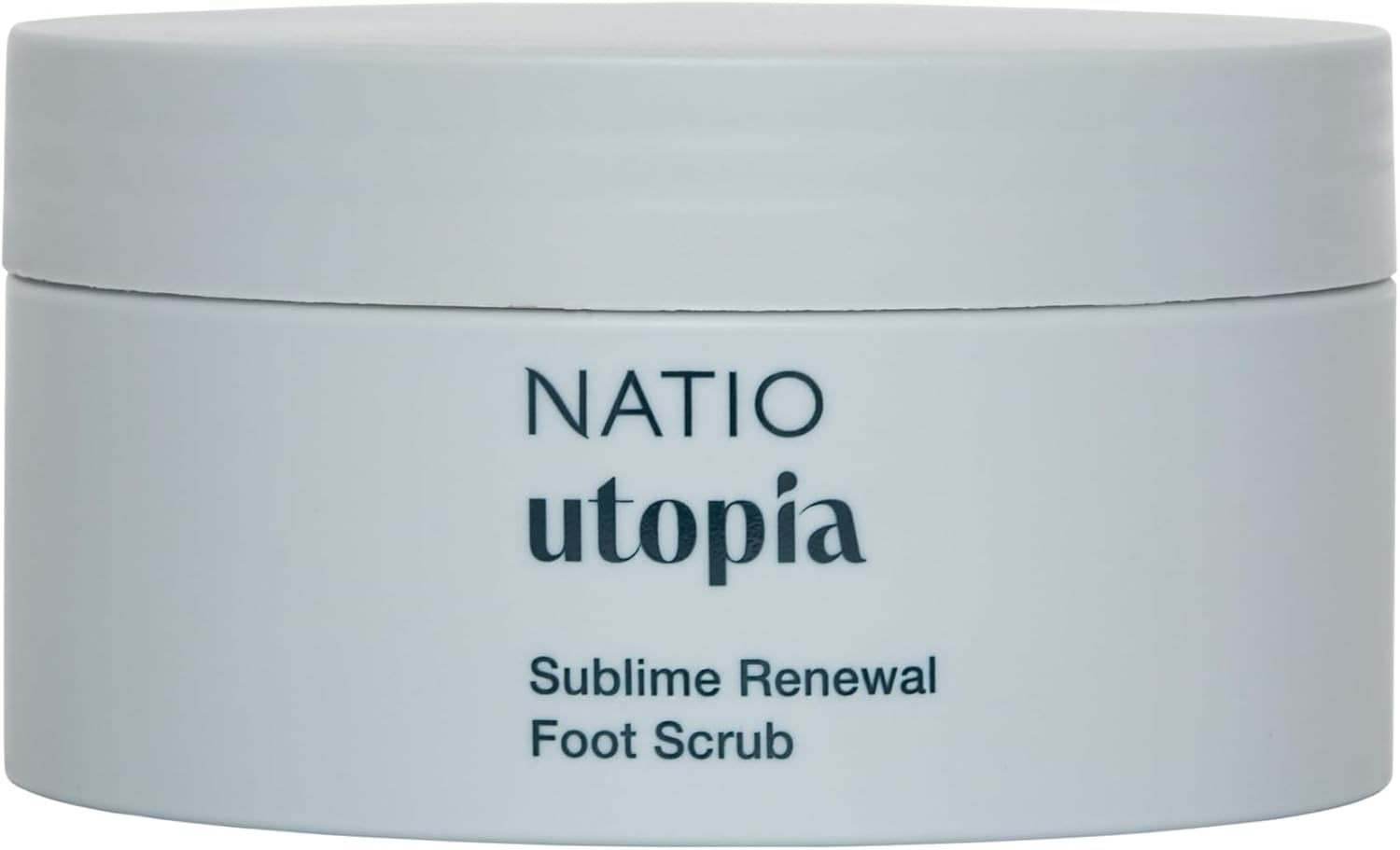 Natio Australia Utopia Sublime Renewal Foot Scrub - Pumice, Olive Oil, Coconut, Peppermint, Orange, Grapefruit & Rosemary - Vegan Friendly & Made in Australia image number 3