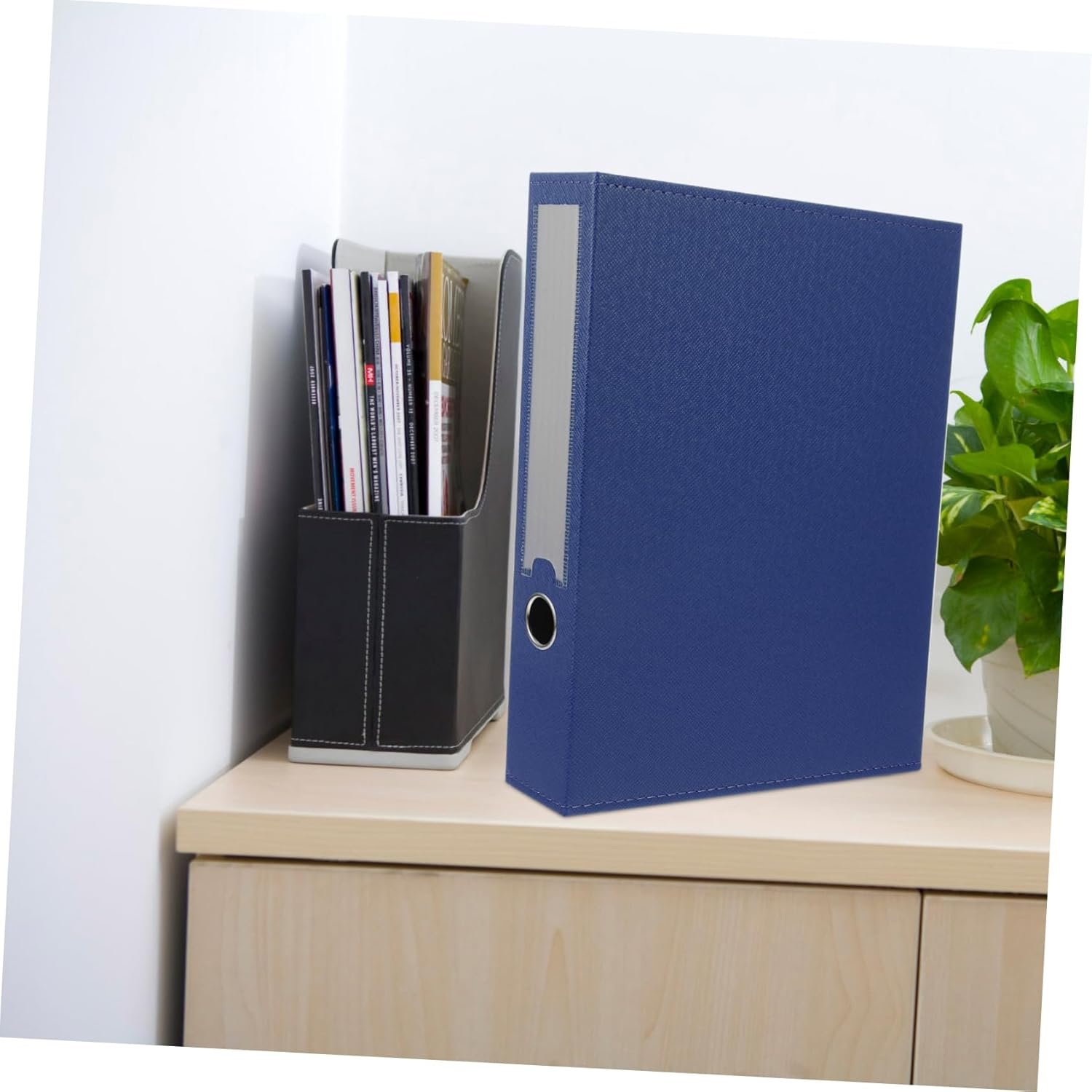 Operitacx Multi-Function Office Document File Organizer Wear-Resistant Holder for Desk Stylish Storage Box for Workspace Home Use Keeps Files Neat Accessible image number 4