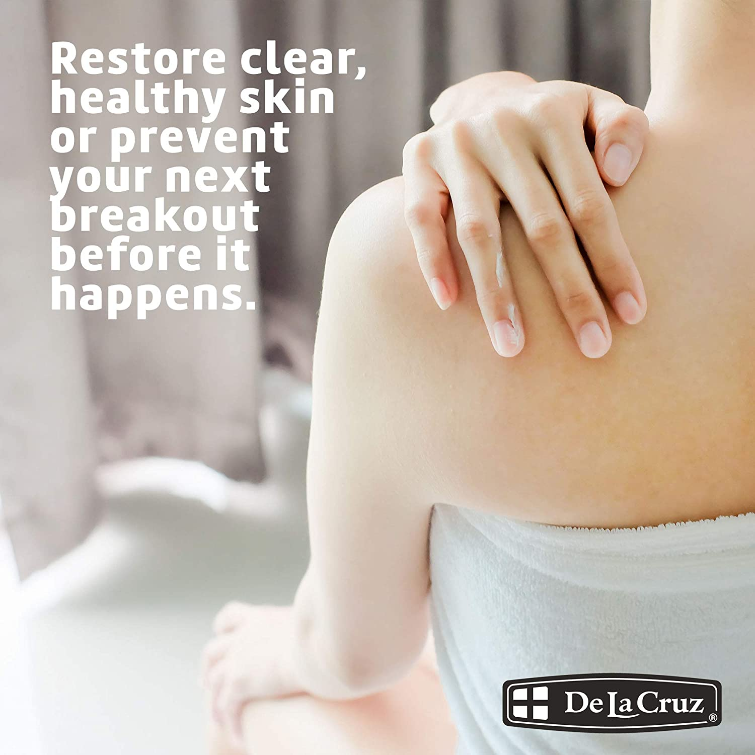 De La Cruz 10% Sulfur Ointment Acne Medication, Allergy-Tested, No Preservatives, Fragrances or Dyes, Made in USA 0.21 OZ. image number 4