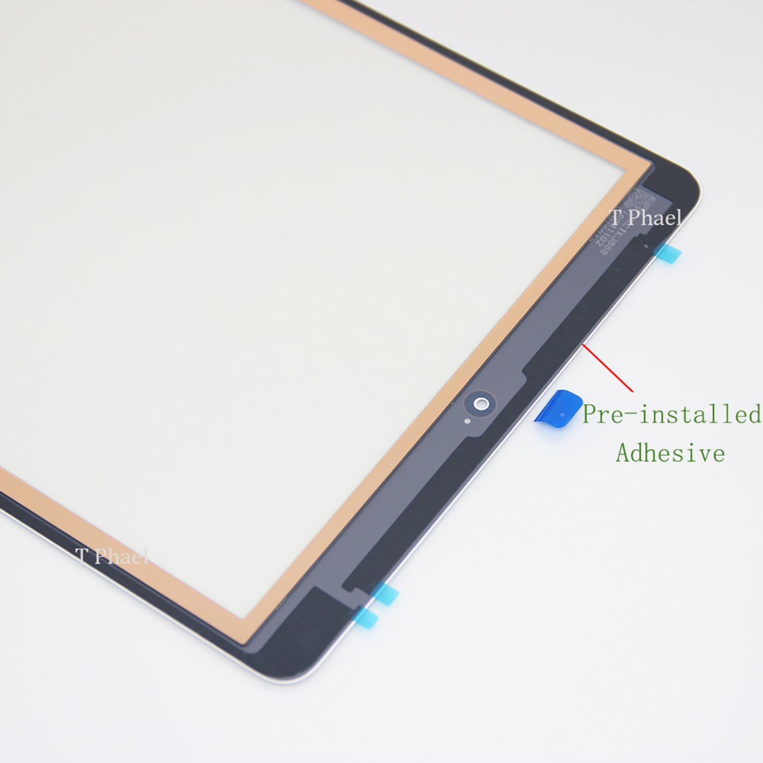 White Digitizer Repair Kit for 2017 Ipad 9.7(A1822, A1823)/ Ipad 5 Ipad Air 1St Touch Screen Digitizer (Without Home Button) with Tools + Preinstalled Adhesive