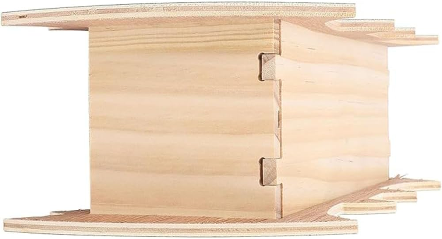 LSHPG 1 PCS Bat House,Handcrafted Wooden Weather Proof Easy Bat House Kit Bat,Bat Shaped Bat Shelter, for Outdoors and Attracting Bats