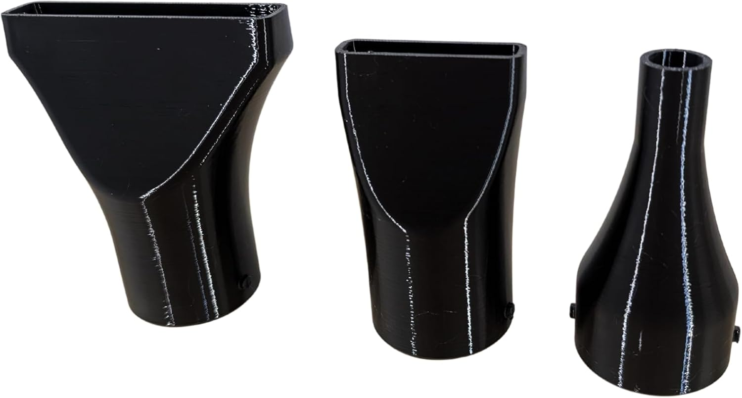 Triple Blower Nozzle Pack, Compatible with Makita Blowers DUB185 & DUB186, for Car Drying