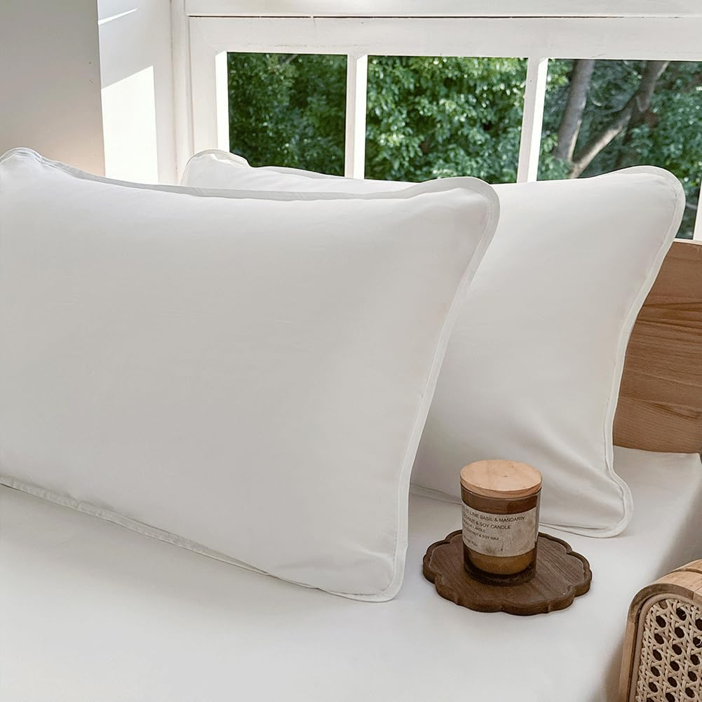 Mite Cover Pillow 60 X 60 Cm Set of 2, Allergy Sufferers Pillow Case, Pillow Cover against Dust Mites, Allergy Bed Linen Set, anti Mite, 60 X 60 Cm Pillow