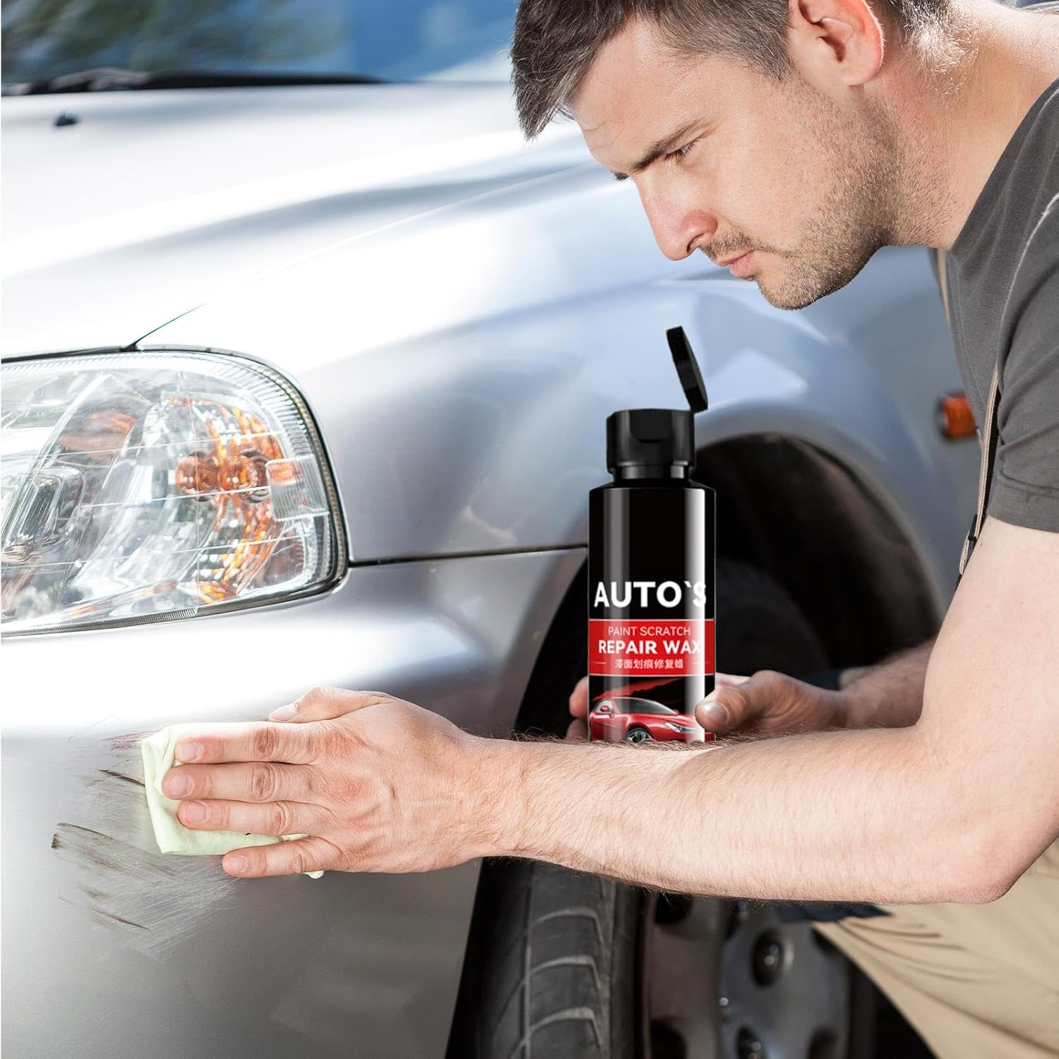 Scratch Repair for Vehicles,Effective Car Paint Restorer Polishing Compound | 120Ml Scratch Removers, Automotive Polish, Car Exterior Care, Quick Repair for Vehicles image number 5