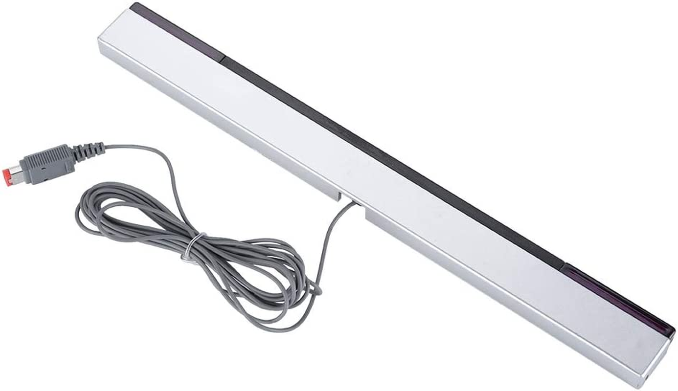 Replacement Wii Sensor Bar, Wired Infrared IR Ray Motion Sensor Signal Receiver with Stand, Wired Sensor Bar for WII Console image number 4