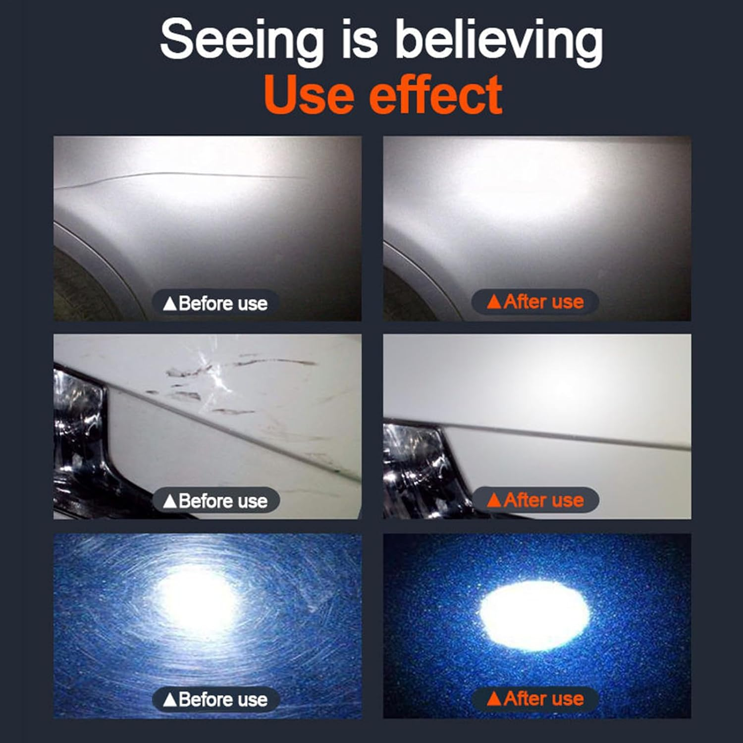 Car Scratch Repair | 100Ml Car Scratch Repair Agent | Automotive Care Kit with Sponge, Polishing Wax, Auto Accessories Restorer for Travel Garage