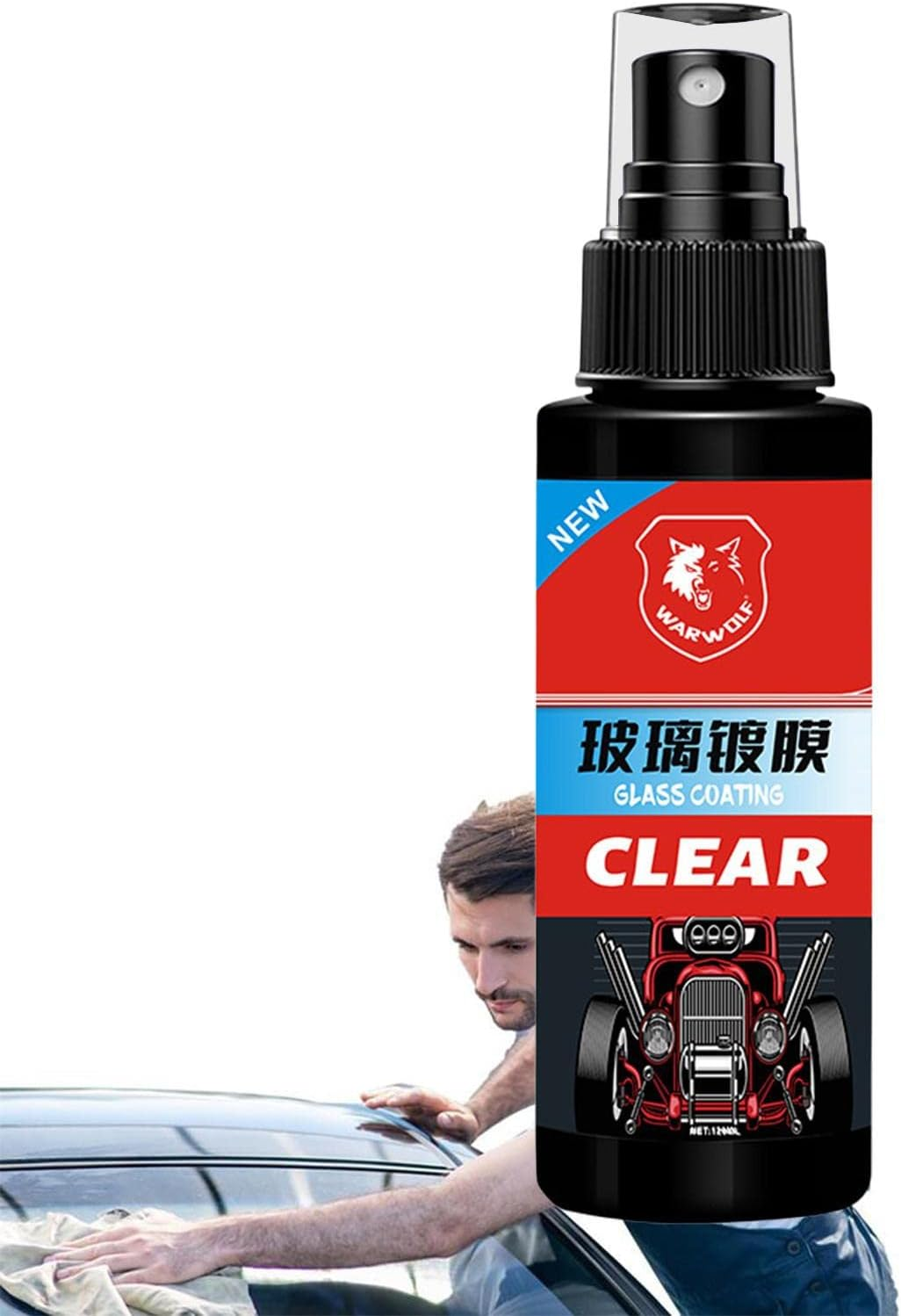 Car Paint Ceramic Coating,Quick Coat Ceramic Coating Spray - Ceramic Coating Fortify Waterless Wash & Wax Hydrophobic Top Coat Polish & Paint Sealant Protection image number 3